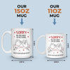 Custom 3D Inflated Effect Printed Mug - Personalized Anniversary Wedding Gifts For Husband And Wife, Him And Her - Built On Love