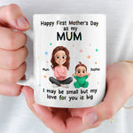 Custom Mug - Personalized Baby Shower, Gender Reveal Gifts For New Moms, New Dads, New Parents - Tiny Life Endless Love