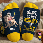 Custom Crew Socks - Personalized Retirement Gifts For Women, Men - No Deadlines, Just Good Vibes