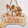 Custom Wood Sign - Personalized Birthday Gifts For Dog Lovers, Dog Dad And Mom - Buddy Rules This House