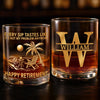 Custom 11oz Whiskey Glass - Personalized Retirement Gifts For Women, Men - Retired Not Expired