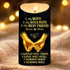 Custom LED Candle - Personalized Anniversary Wedding Gifts For Husband And Wife, Him And Her - To My Soulmate