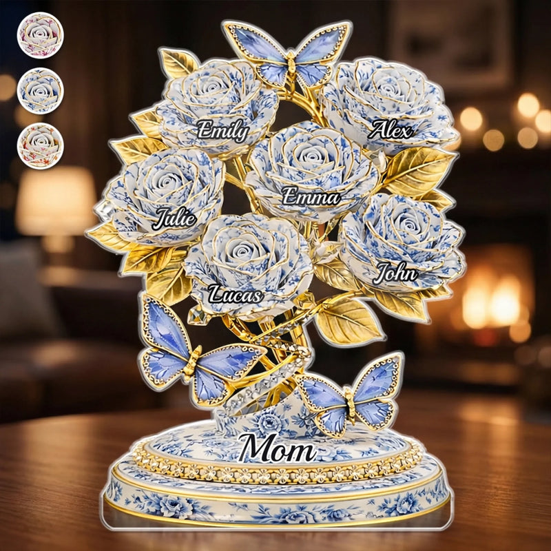 Custom Acrylic Plaque - Personalized Mother's Day Gifts For Mom, Grandma - Mom Is My Forever