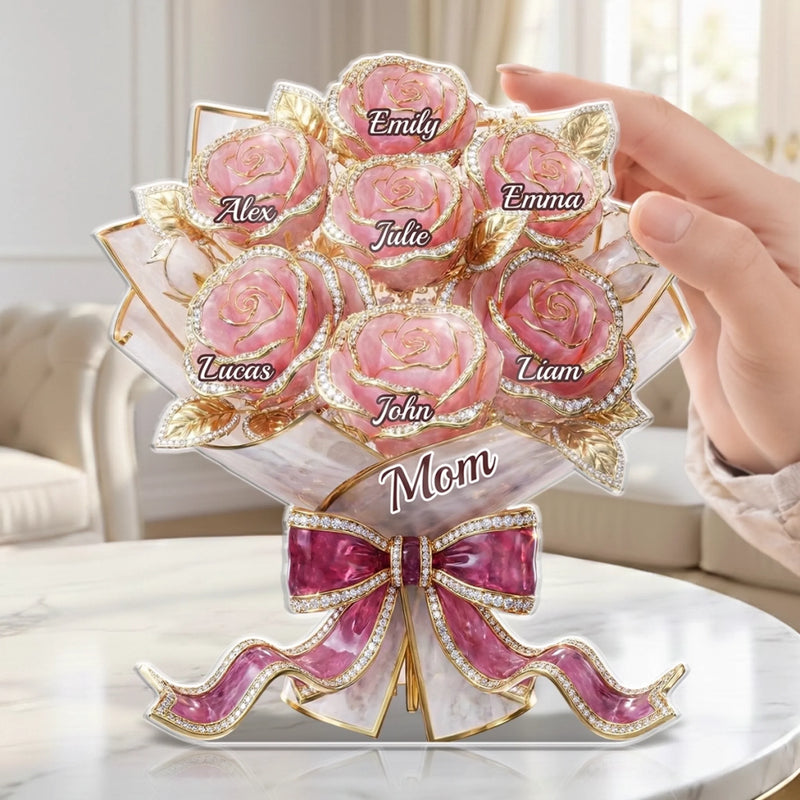 Custom Acrylic Plaque - Personalized Mother's Day Gifts For Mom, Grandma - Grandma Heart Full Of Love