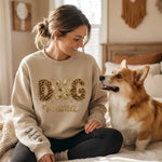 Custom Unisex Sweatshirt, Hoodie With Design On Sleeve - Personalized Birthday Gifts For Dog Cat Lovers, Dog Dad And Mom, Cat Owners - Love Begins With Paws