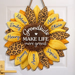 Custom Wood Sign - Personalized Birthday Gifts For Mom, Grandma - Our Family’s Heart