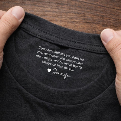 Custom Unisex T-shirt - Personalized Anniversary Wedding Gifts For Husband And Wife, Him And Her - Always Be Here For You