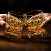Custom Whiskey Glass - Personalized Birthday Gifts For Brother - Brothers Make Life Stronger