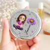 Custom Compact Mirror - Personalized Birthday Gifts For Daughter, Granddaughter - A Daughters Love Shines
