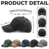 Custom Vintage Washed Denim Baseball Cap - Personalized Birthday Gifts For Dad, Grandpa, Husband - Strong And Kind