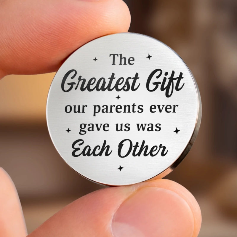 Custom Pocket Hug - Personalized Birthday Gifts For Brother, Sister - Sibling Love Runs Deep