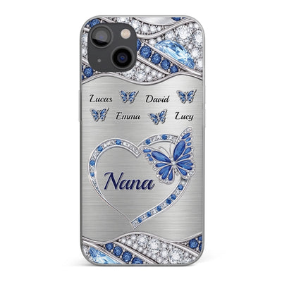 Custom Clear Phone Case - Personalized Mother's Day Birthday Gifts For Mom, Grandma - Mother’s Day, Held With Grace