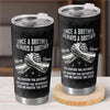 Custom Tumbler - Personalized Birthday Gifts For Brother - Brothers Stronger Than Time