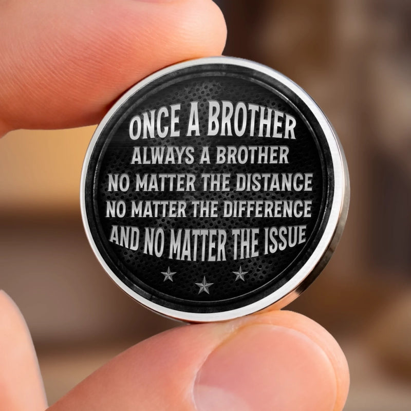 Custom Pocket Hug - Personalized Birthday Gifts For Brother - Brothers Through Thick Thin