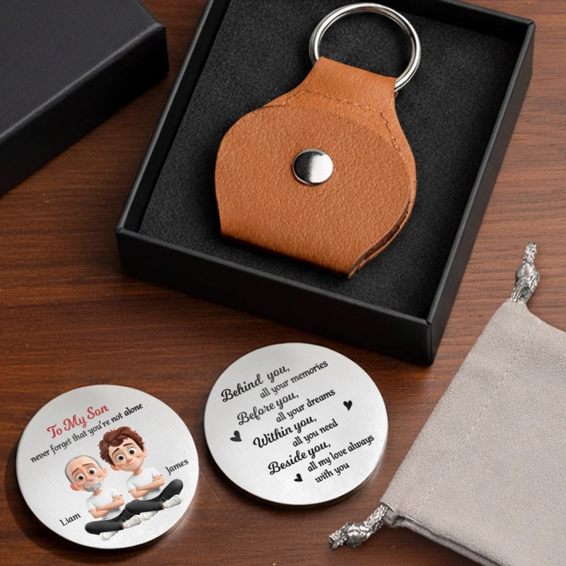 Custom Pocket Hug - Personalized Birthday Gifts For Mom, Dad, Daughter, Son - Family Love Guides You