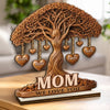 Custom 2-Layered Wooden Plaque - Personalized Mother's Day Birthday Gifts For Mom, Grandma - Love That Branches Forever