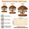 Custom 2-Layered Wooden Plaque - Personalized Mother's Day Birthday Gifts For Mom, Grandma - Love That Branches Forever