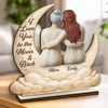 Custom 2-Layered Wooden Plaque - Personalized Mother's Day Birthday Gifts For Mom, Grandma - Always Loved, Always Held
