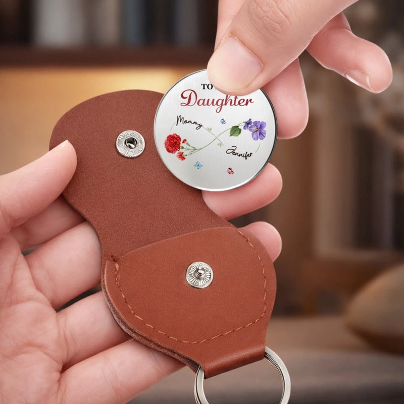 Custom Pocket Hug - Personalized Mother's Day Birthday Gifts For Mom, Daughter - Give Love From My Heart