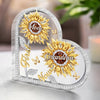 Custom Sunflower Acrylic Plaque - Personalized Mother's Day Birthday Gifts For Mom, Grandma - Forever Our Sunshine