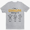 Custom Unisex T-shirt, Premium T-shirt, Hoodie - Personalized Birthday Gifts For Dad, Grandpa - This Grandpa Belongs To