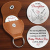 Custom Pocket Hug - Personalized Mother's Day Birthday Gifts For Mom, Daughter - Sending You A Hug