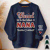 Custom Unisex Sweater, Hoodie With Design On Sleeve - Personalized Mother's Day Gifts For Mom, Grandma - Heart Full Of Love