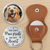 Custom Photo Pocket Hug - Personalized Pet Memorial Sympathy Gifts For Dogs, Cats - Missed But Never Forgotten