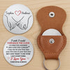 Custom Pocket Hug - Personalized Anniversary Wedding Gifts For Husband And Wife, Him And Her - Our Hearts Move As One