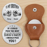 Custom Pocket Hug - Personalized Birthday Gifts For Brother - Brothers Built By Shared Moments