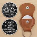 Custom Pocket Hug - Personalized Birthday Gifts For Brother - Brothers Mean Forever