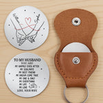 Custom Pocket Hug - Personalized Anniversary Wedding Gifts For Husband And Wife, Him And Her - You Make Life Feel Lighter