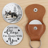 Custom Pocket Hug - Personalized Pet Christmas Memorial Sympathy Gifts For Dogs, Cats - Love Lives Beyond The Pawprints
