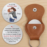 Custom Pocket Hug - Personalized Anniversary Wedding Gifts For Husband And Wife, Him And Her - Side By Side We Rise