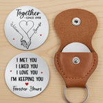Custom Pocket Hug - Personalized Anniversary Wedding Gifts For Husband And Wife, Him And Her - We Build Joy Daily