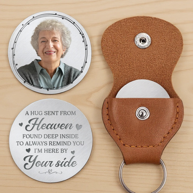 Custom Photo In Memory’s Pocket, You’re Always Close - Memorial Personalized Custom Pocket Hug - New Arrival, Sympathy Gift For Family Members
