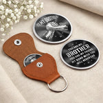 Custom Pocket Hug - Personalized Birthday Gifts For Brother - Brotherhood Stronger Than Time
