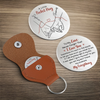 Custom Pocket Hug - Personalized Anniversary Wedding Gifts For Husband And Wife, Him And Her - With You I Breathe Easier
