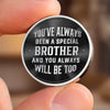 Custom Pocket Hug - Personalized Birthday Gifts For Brother - Brothers By Blood Always