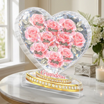 Custom Acrylic Plaque - Personalized Mother's Day Gifts For Mom, Grandma - Mom Love Never Ends