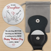 Custom Pocket Hug - Personalized Mother's Day Birthday Gifts For Mom, Daughter - Sending You A Hug