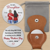 Custom Pocket Hug - Personalized Mother's Day Birthday Gifts For Mom, Daughter - Always Your Little One