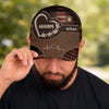 Custom Hat, All Over Print Classic Cap - Personalized Birthday Gifts For Dad, Grandpa - Dad Strength Leads Us