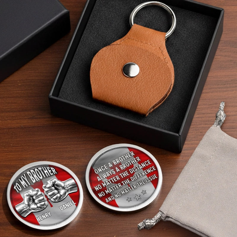 Custom Pocket Hug - Personalized Birthday Gifts For Brother - Always My Brother