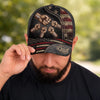Custom Hat, All Over Print Classic Cap - Personalized Birthday Gifts For Dad, Grandpa - Dad And Grandpa Forever