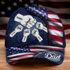 Custom Hat, All Over Print Classic Cap - Personalized Birthday Gifts For Dad, Grandpa - Grandpa Wisdom Lives On