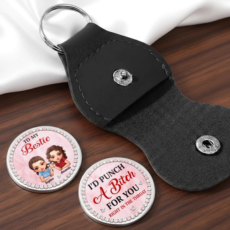 Custom Pocket Hug - Personalized Best Friend Birthday Gifts For Women, Besties, Sisters, BFF - Besties Since Day One