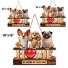 Custom Wood Sign - Personalized Birthday Gifts For Dog Lovers, Dog Dad And Mom - Welcome To Dog Life
