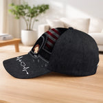 Custom Hat, All Over Print Classic Cap - Personalized 4th Of July Gifts For Dad, Grandpa - Strong And Free