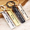 Custom Stainless Steel Keychain - Personalized Anniversary Wedding Gifts For Husband And Wife, Him And Her - Together We Choose Us